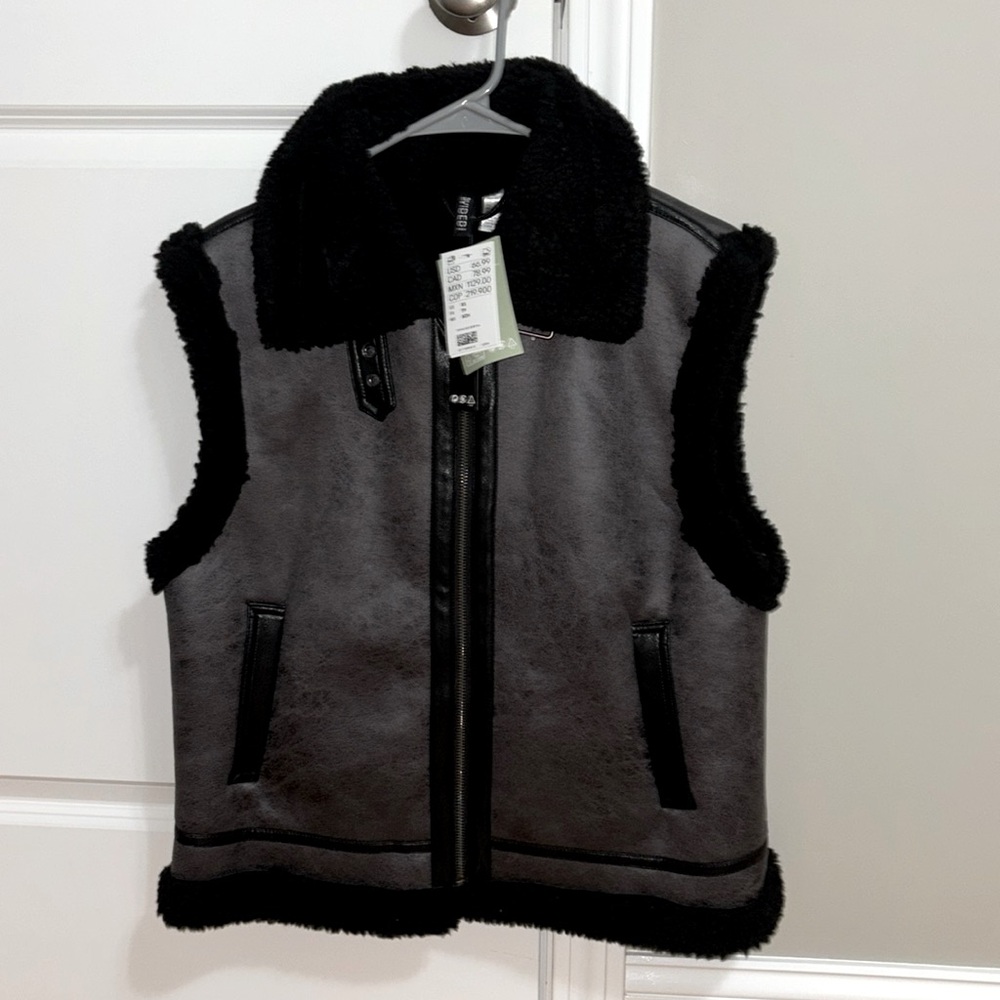 H&M TEDDY- FLEECE- LINED VEST